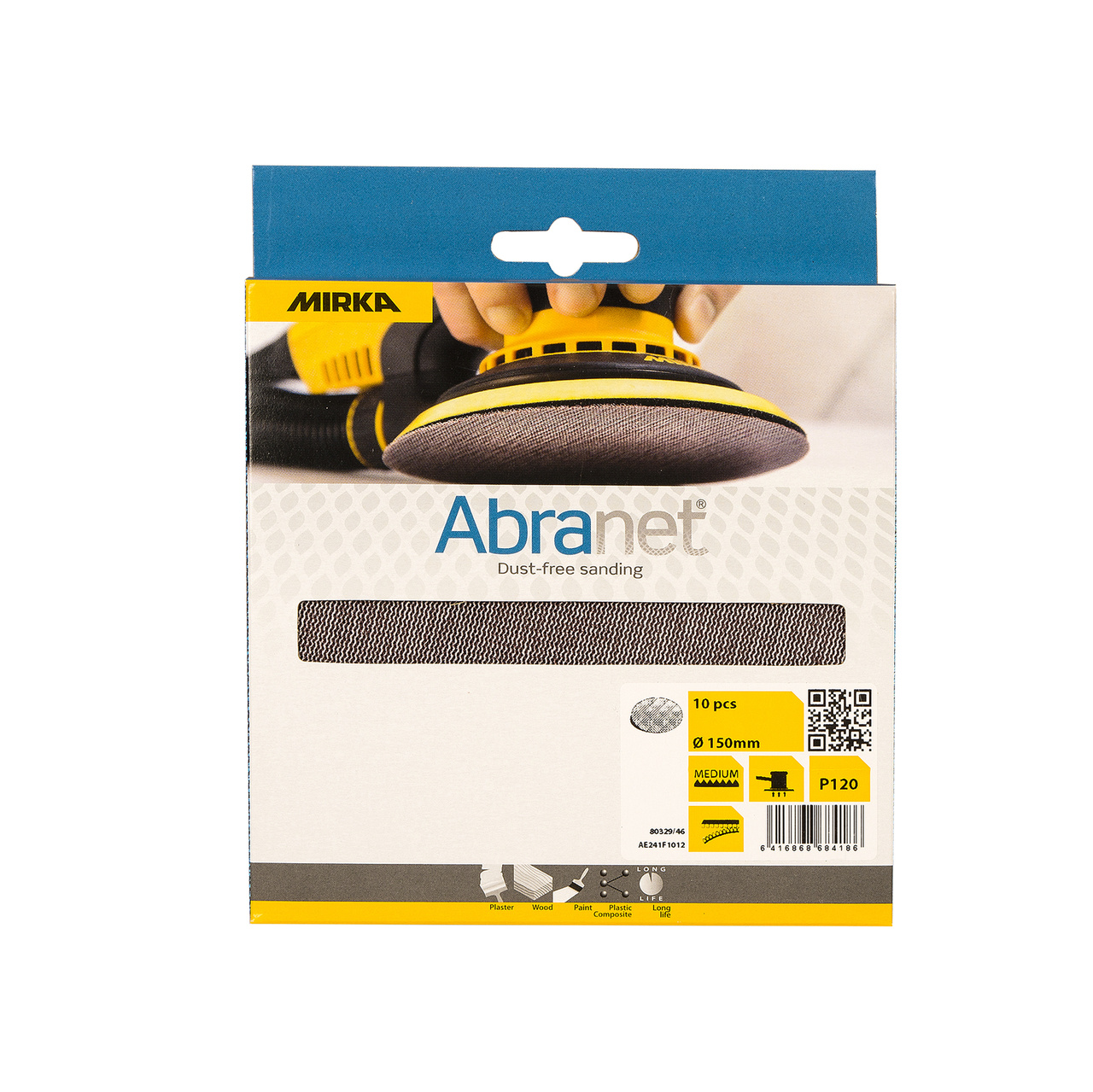 Sliprondell MIRKA Abranet 150 mm