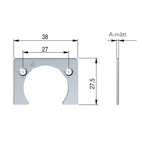 Mellanläggsplatta till Kimana gångjärn