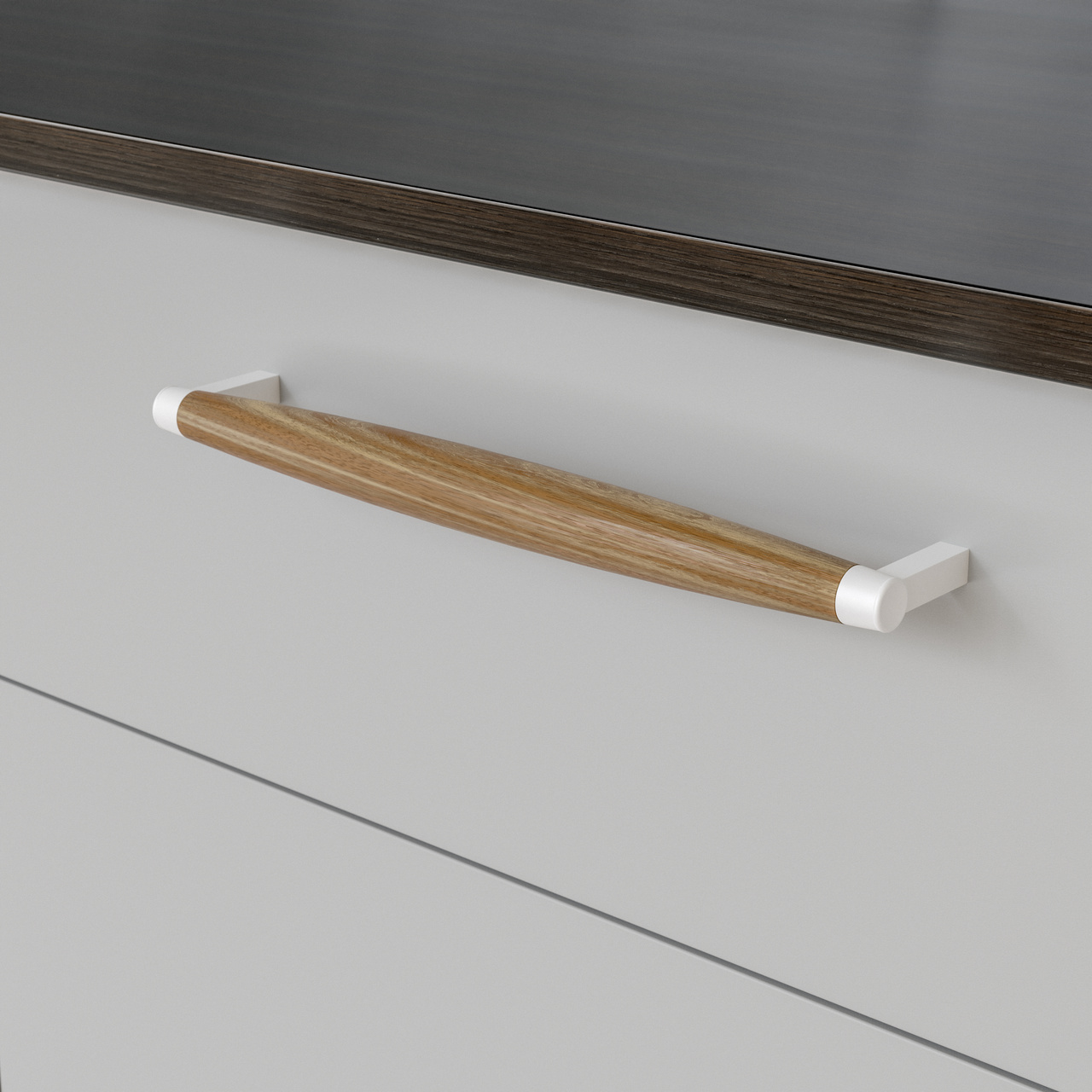 HANDTAG HJO CC256 KLARLACKAD EK/MATT VIT