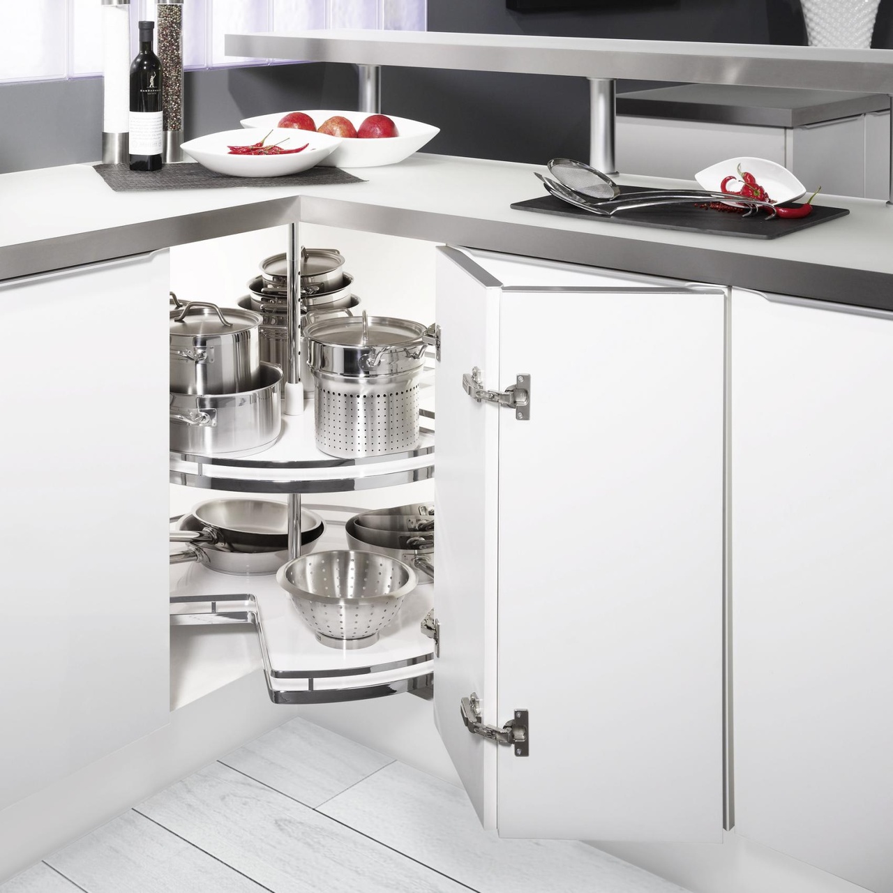 KARUSELL 270° ARENAPLUS STYLE VIT/KROM 655-745 MM