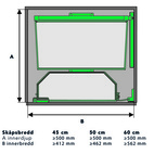 Högskåpsutdrag Tandem Arena Plus