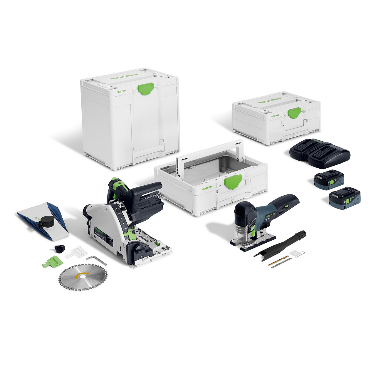 KOMBOKIT SÅGNING 18V TSC 55 K/PSC 420/TB M137