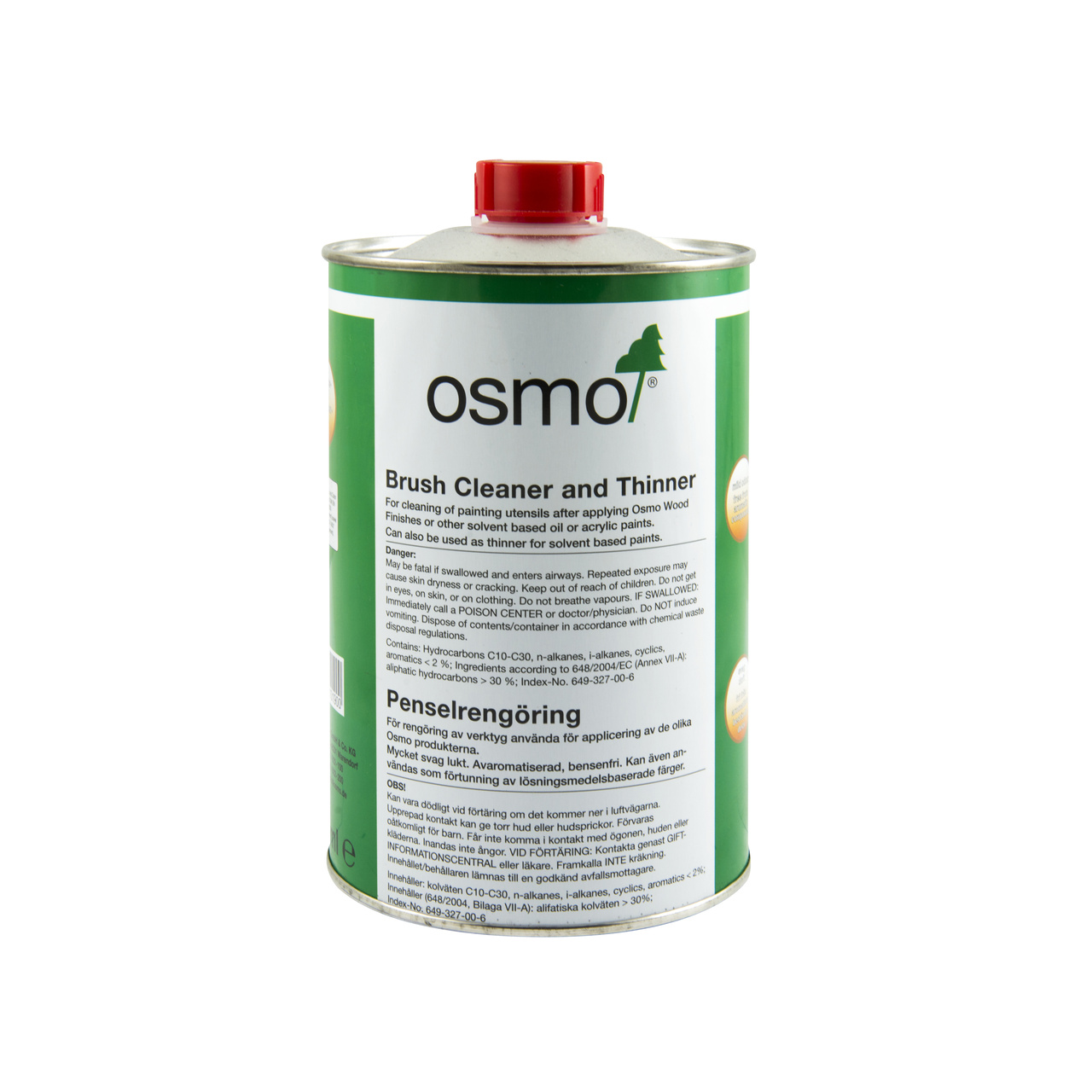 PENSELRENGÖRING OSMO 8000 OFÄRGAD 1 L