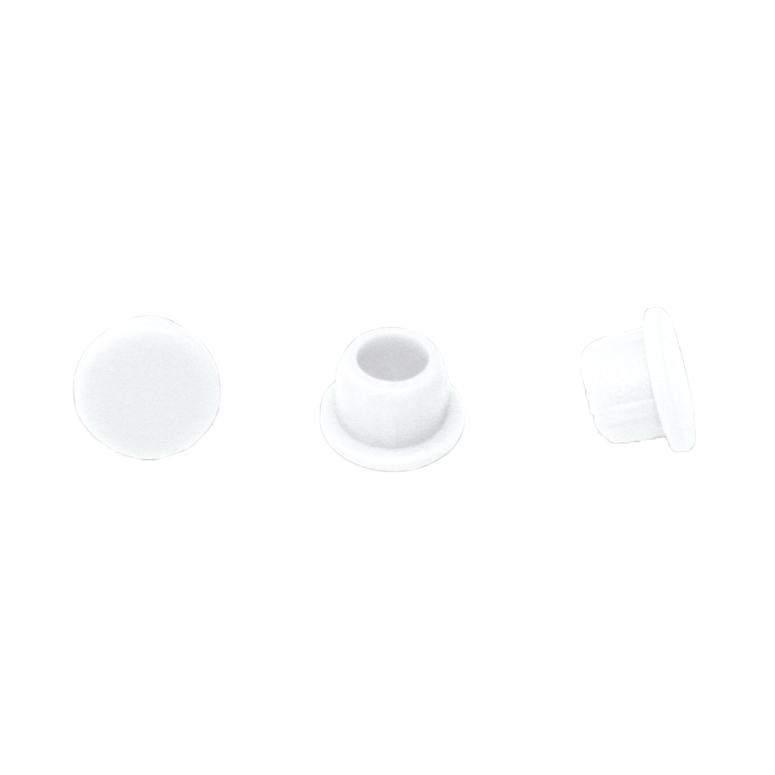 TÄCKPLUGG VIT 6MM (100 ST) CLAMEX