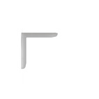 KONSOL KORFU 300X300 VIT, UTAN STAG