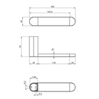 Reservpappershållare Cannes