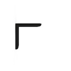 KONSOL KORFU 300X300 SVART, UTAN STAG