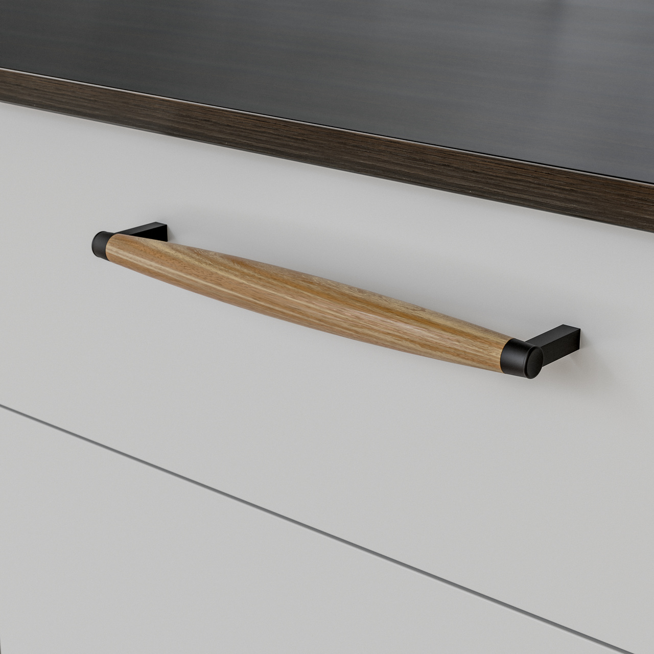 HANDTAG HJO CC256 KLARLACKAD EK/MATT SVART