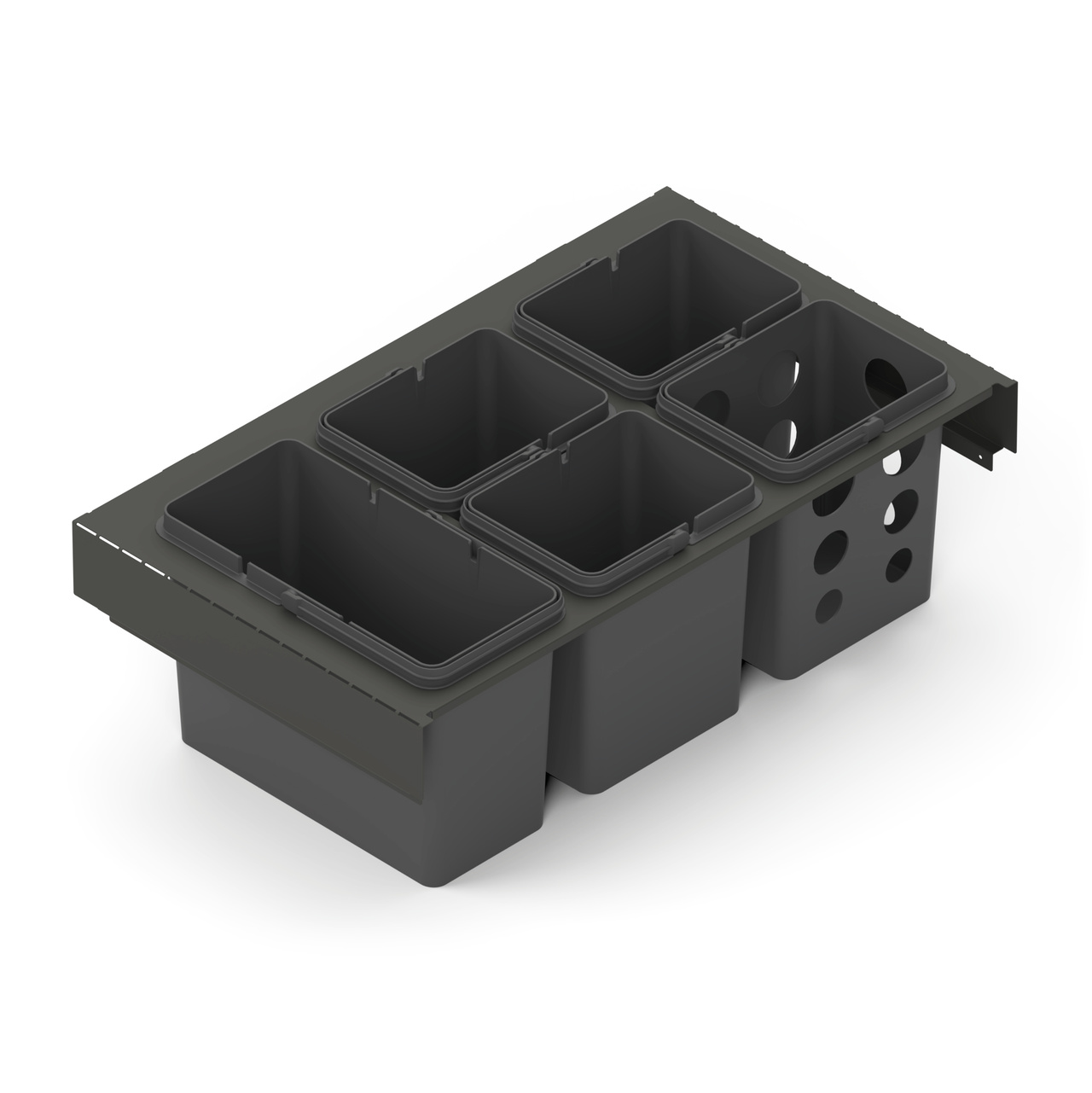 KÄLLSORTERING TOLEDO 80X45 MÖRKGRÅ