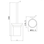 Toalettborste Dijon / Toulon