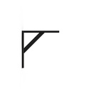 KONSOL BARBATI 300X300 SVART, MED STAG