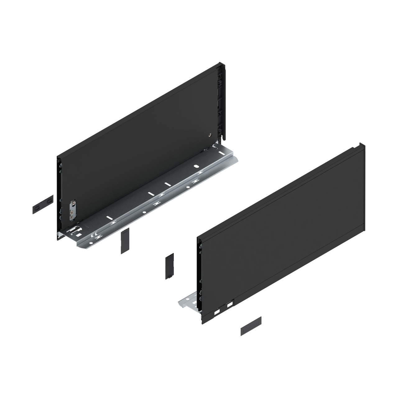 LEGRABOX* LÅDSIDA 770C4502S CARBONSVART HÖJD C 177 MM