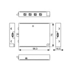 MODUL MEC DRIVER 4-KANAL RADIO/ZIGBEE 12V