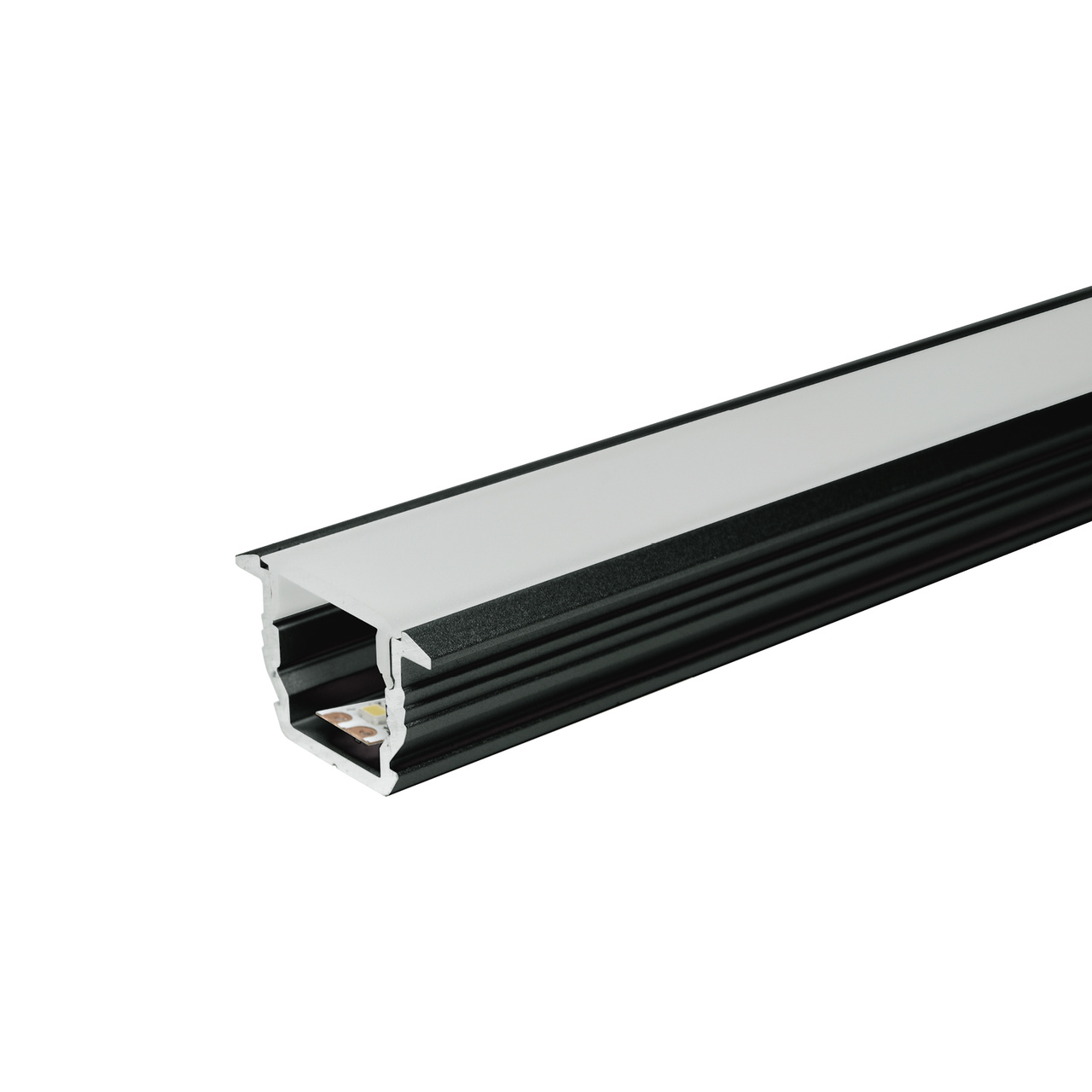 LED PROFIL MEC MANILA IV INFÄLLD SVART 2500MM