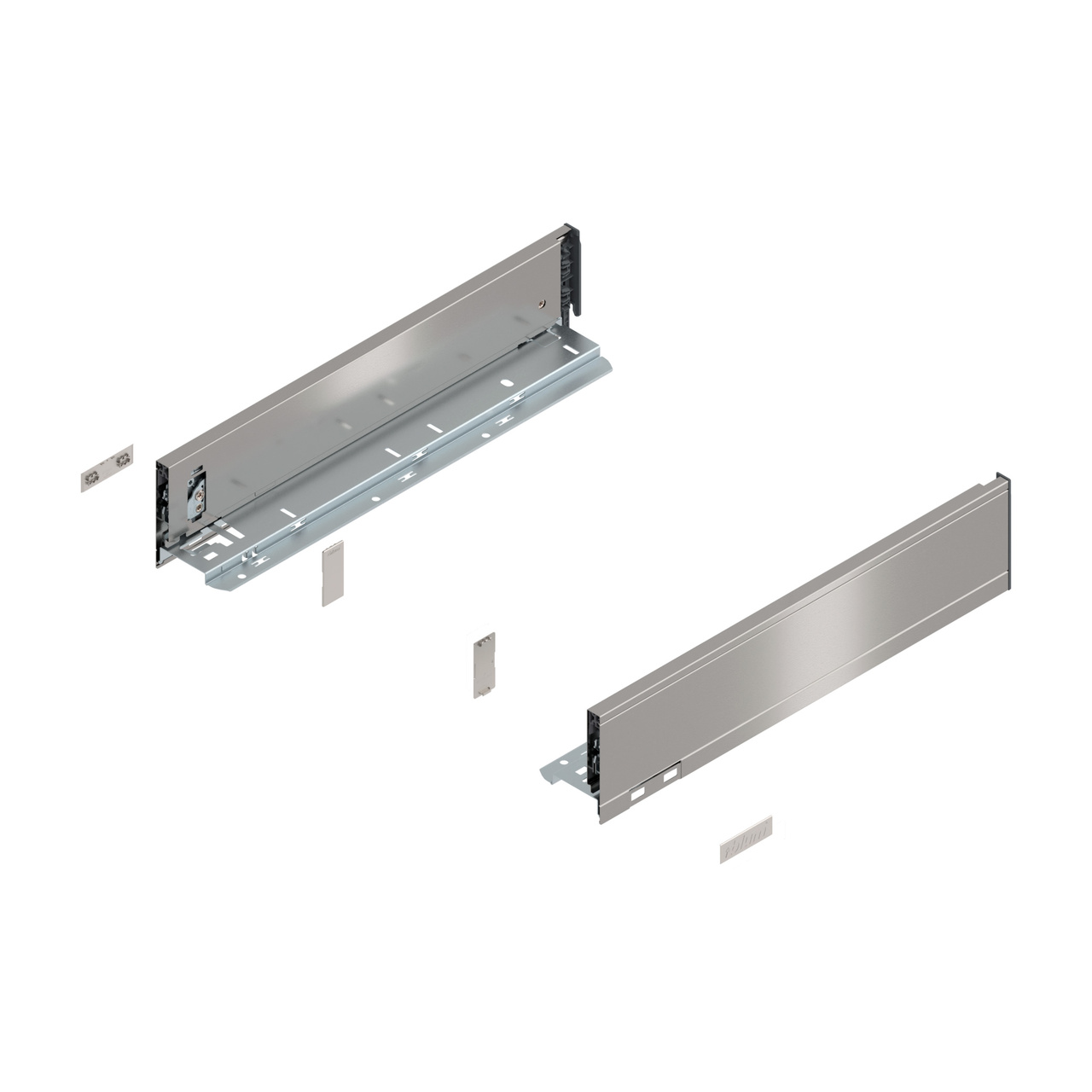 LEGRABOX LÅDSIDA 770M2702I INOX HÖJD M 90,5 MM