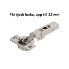 Gångjärn - BLUM, 95° för profildörrar