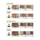 Ställbar fot 316 Leveller