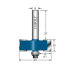 Cobolt - Fals-/ infällningsfräsar