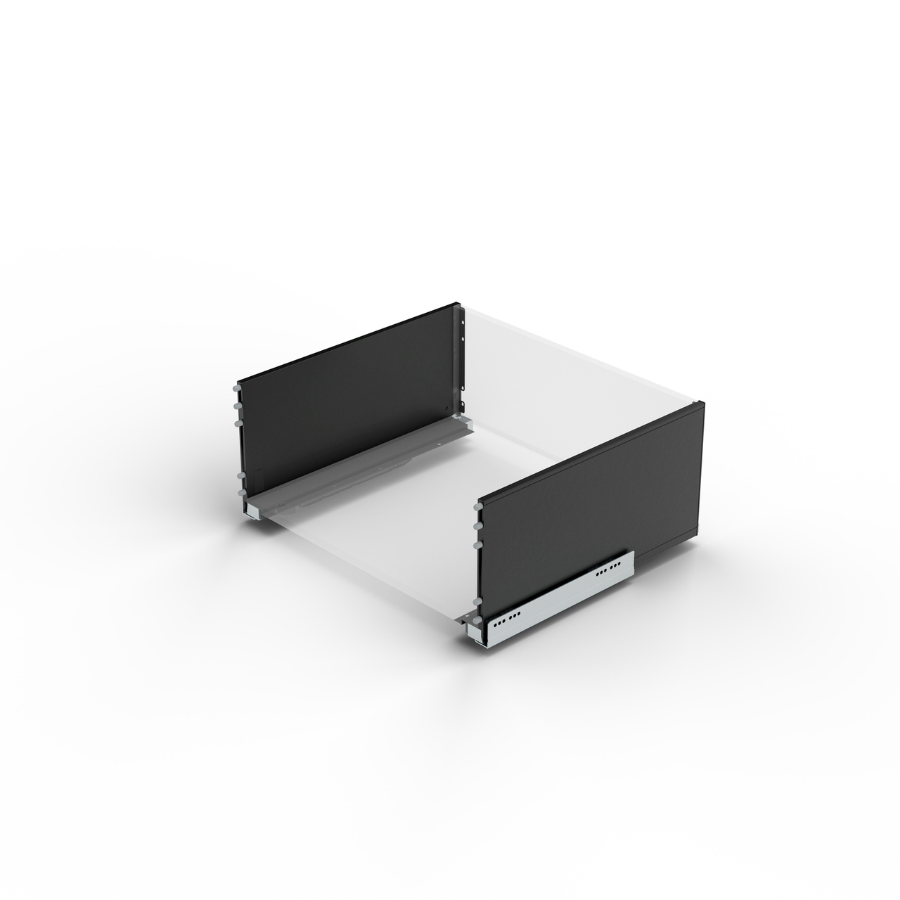 LÅDSATS LEGRABOX HÖJD F EXPANDO CARBONSVART 500MM 40 KG