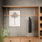 Läderrem till klädstång