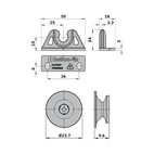 KOPPLINGSBESLAG BUTTON-FIX TYPE 2 FÄSTE+KNAPP