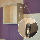 KOPPLINGSBESLAG BUTTON-FIX TYPE 1 FLUSH FÄSTE+KNAPP