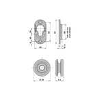 KOPPLINGSBESLAG BUTTON-FIX TYPE 1 METALL FÄSTE+KNAPP