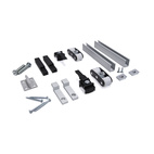 SKJUTDÖRR LITE 60 SILVER RETRACT (FRÄSNING) KOMPLETT SET