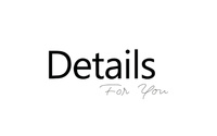 Details for you