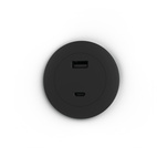 ARTPLUG SLIM UTTAG  (1ST USB C/1ST USB A) SVART