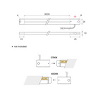 LEDLIST MOOVE 5 EMOTION 24V 30W 2700-4000K 3000MM BLACK