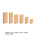 DOMINO-BRICKA D 8x36/130 BU FÖR DF 500