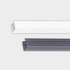 TÄCKPROFIL MEC SKY (INFÄLLD) 10X11MM PLAST OPAL 2500MM