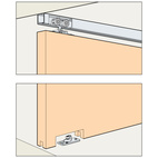Porta 60/100 HC skjutdörrsbeslag 1 dörr