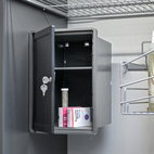 MEDICINSKÅP LM 830 LÅSBART ANTRACIT/SVART