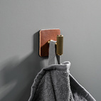 Läderbricka Colmar Knopp/krok