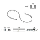 LEDLIST MOOVE 4 FLEXIBEL 4X8MM 24V 10W/M 3000-4000K 20000MM