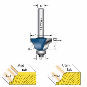 Cobolt - Kantprofilfräs med styrlager