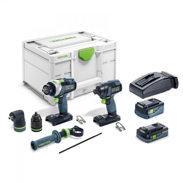 Skruvdragarpacket FESTOOL TID 18 5,0/4,0-Set TPC 18/4