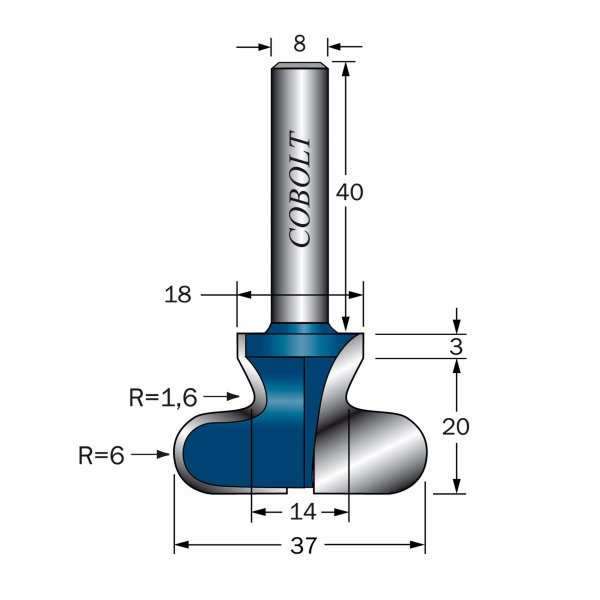 Cobolt - Fingergreppsfräs