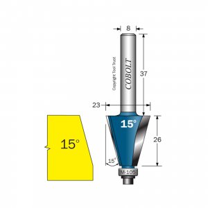 Cobolt - Fasfräsar 156/22,5°/30°