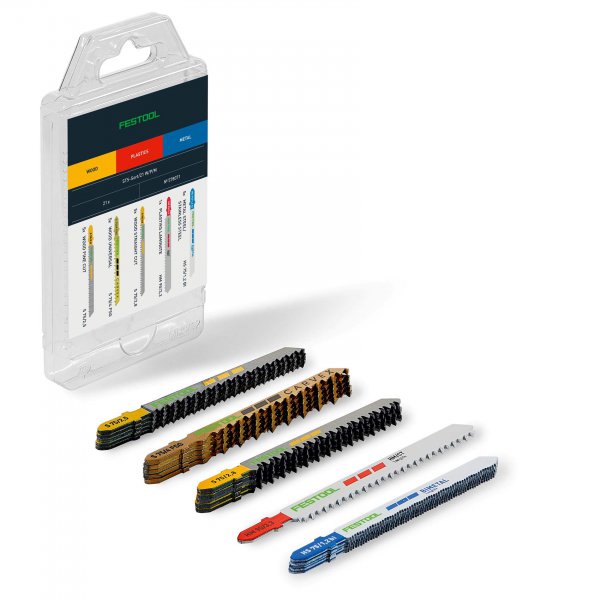 Sticksågsblad FESTOOL i set STS-sort 21 W/P/M